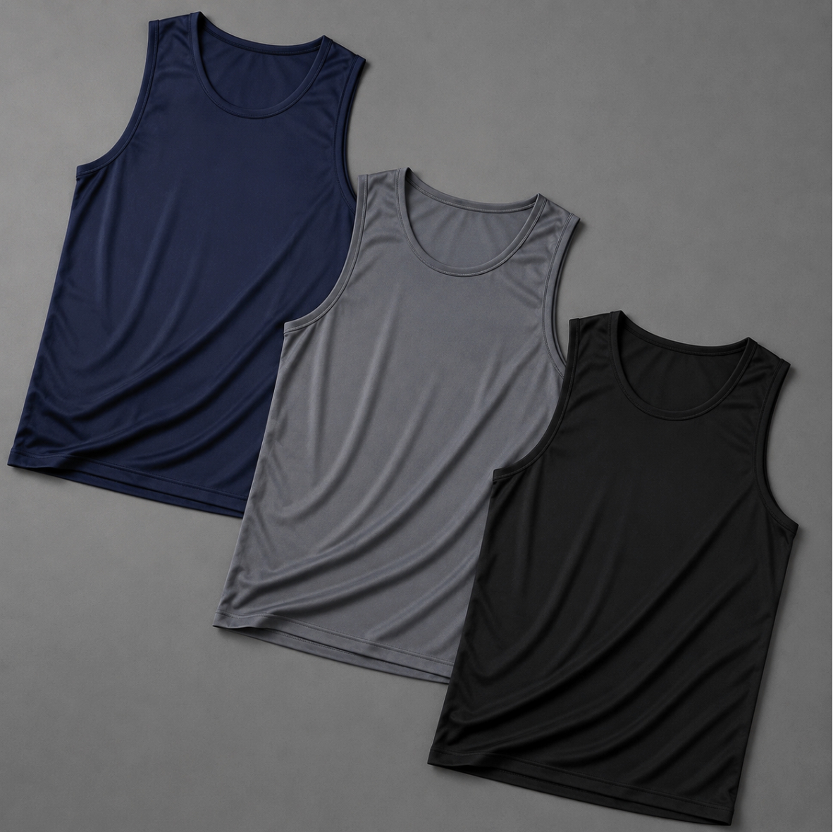 KIT 3 Regatas Dry Fit